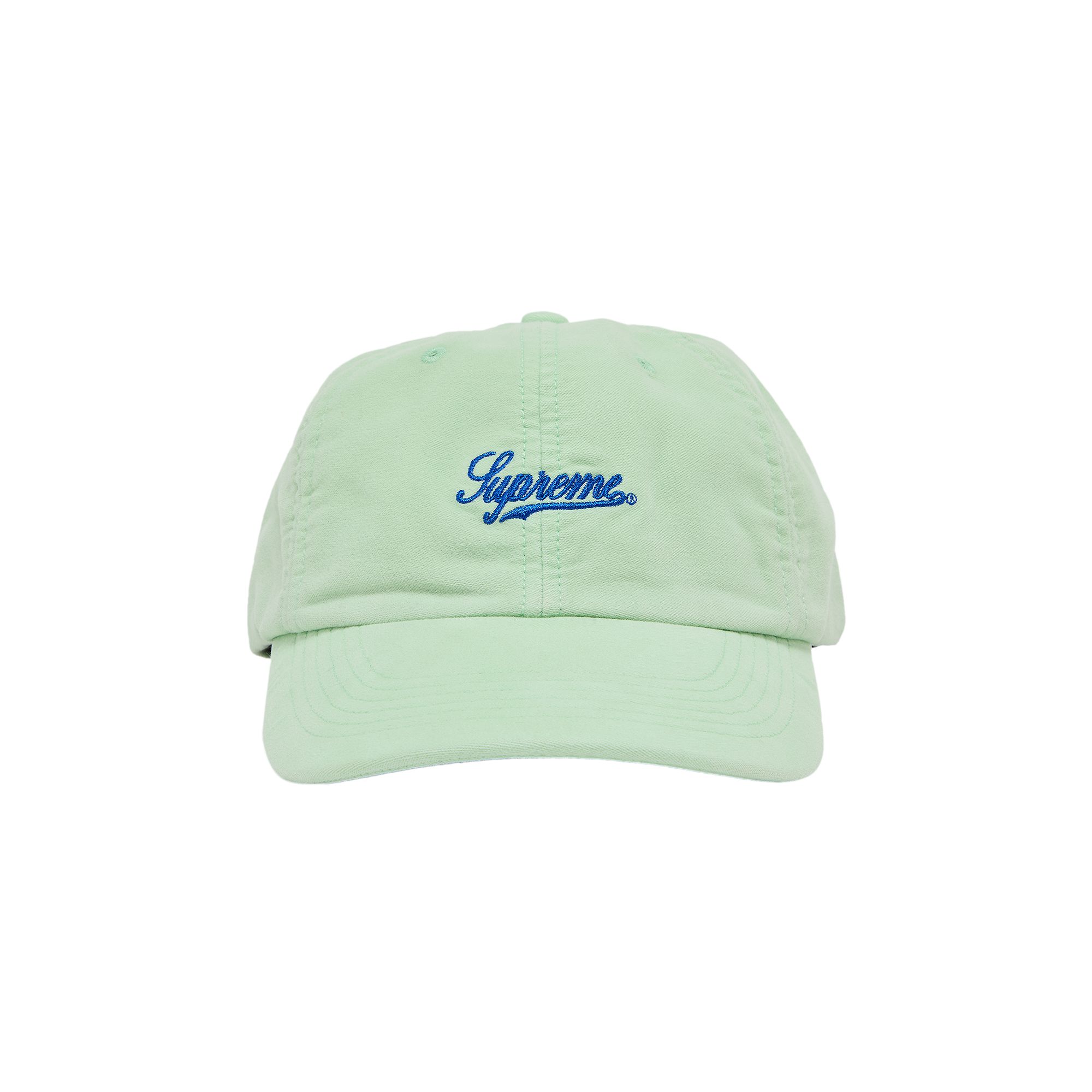 Pre-owned Supreme Lightweight Moleskin 6-panel 'green' | Men's Size Onesize