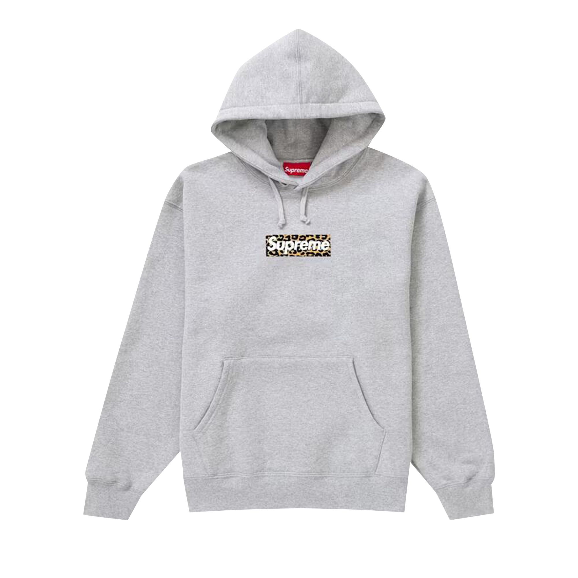 Pre-owned Supreme Shanghai Box Logo Hooded Sweatshirt 'ash Grey'