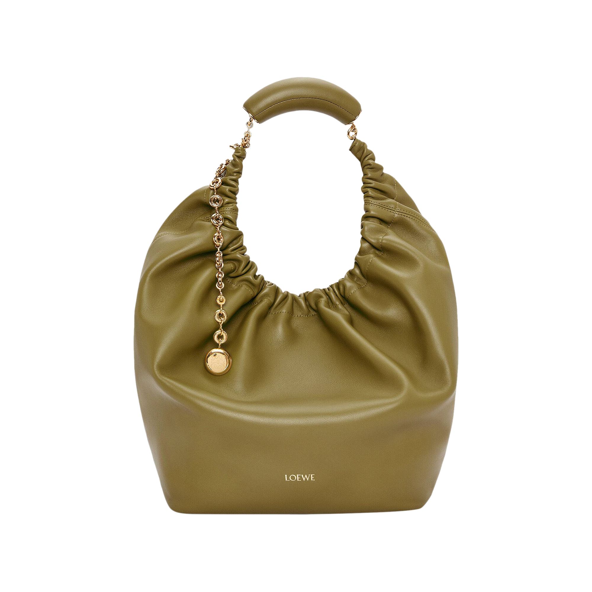 Loewe Squeeze Medium Bag 'Olive' | Green | Women's Size Onesize