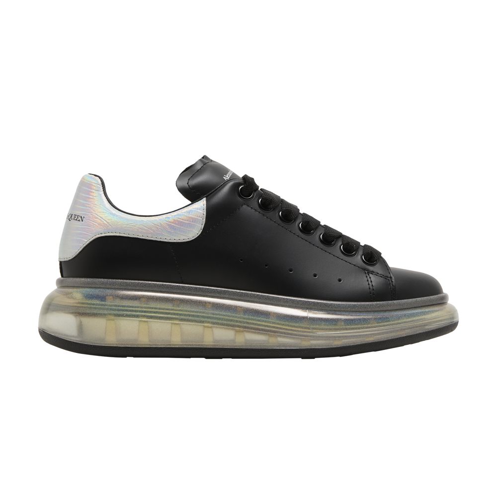 Pre-owned Alexander Mcqueen Wmns Oversized Sneaker 'black Holo Silver' | Women's Size 39