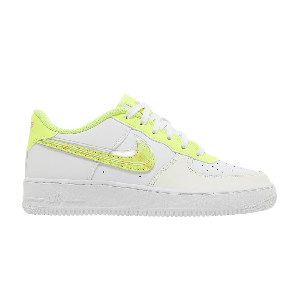 Pre-owned Nike Air Force 1 Lv8 Gs 'acid Wash' | White | Kid's Size 7