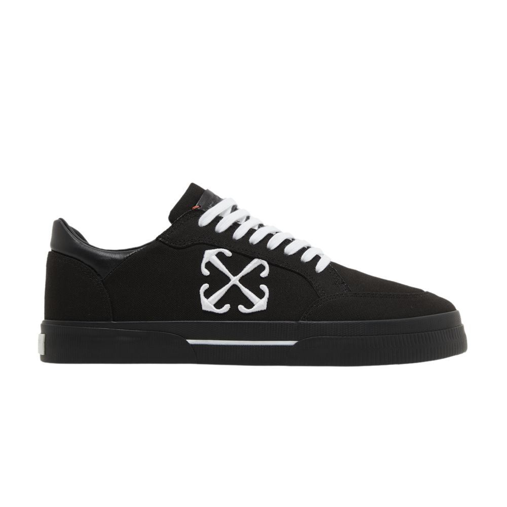 Pre-owned Off-white New Low Vulcanized 'black White' 2023 | Men's Size 43