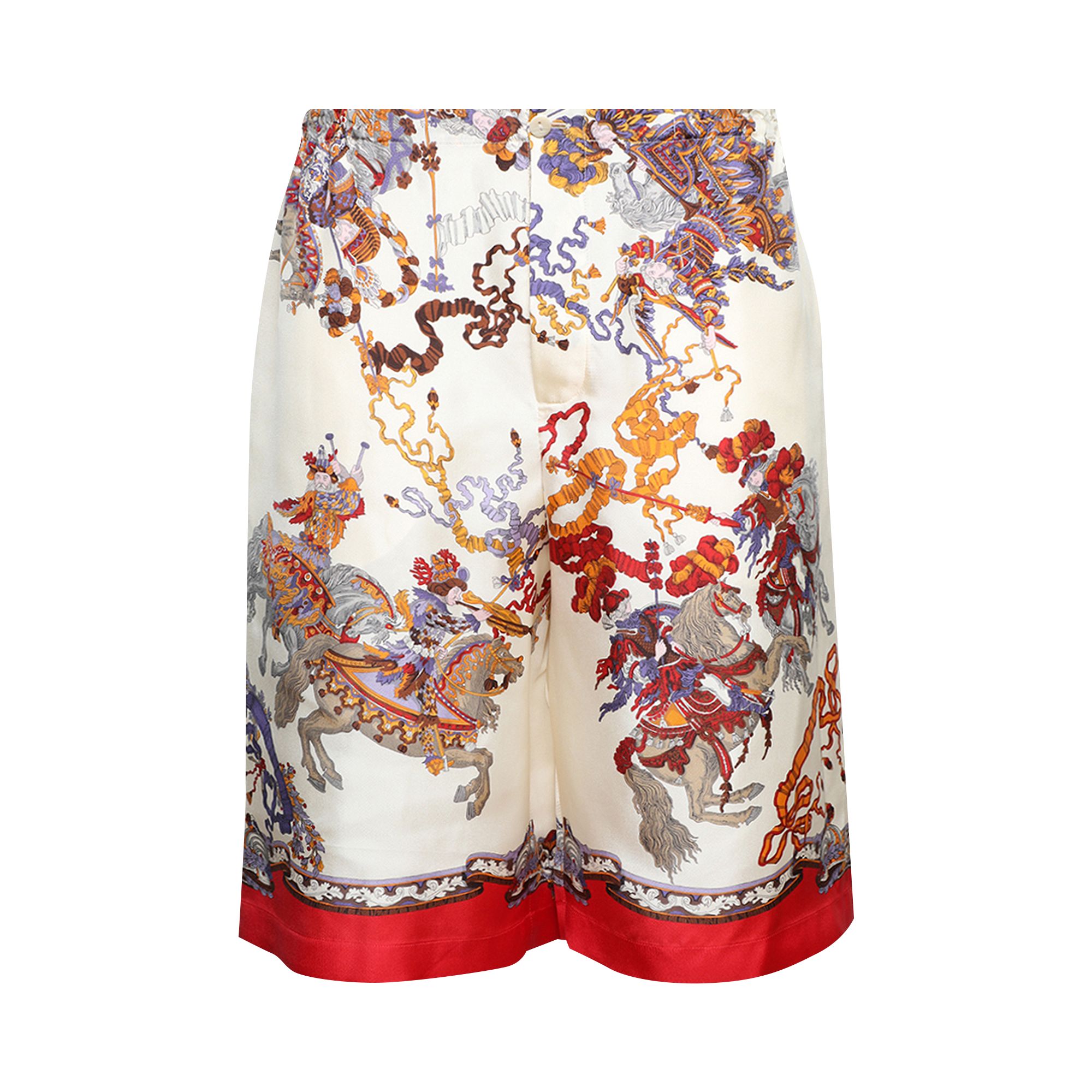 Pre-owned Gucci Shorts 'ivory/red/multicolor' | Multi-color | Men's Size 52