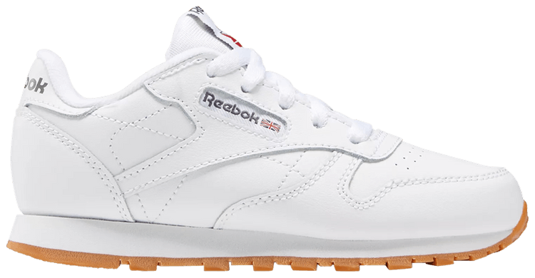 Reebok Classic Leather Little Kid White Gum