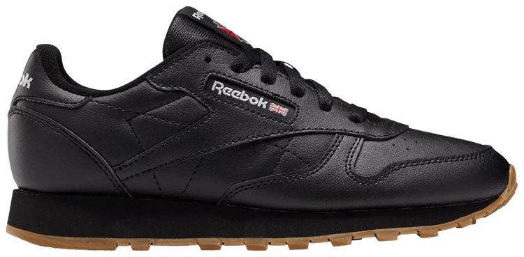 Reebok Classic Leather Big Kid Black Gum