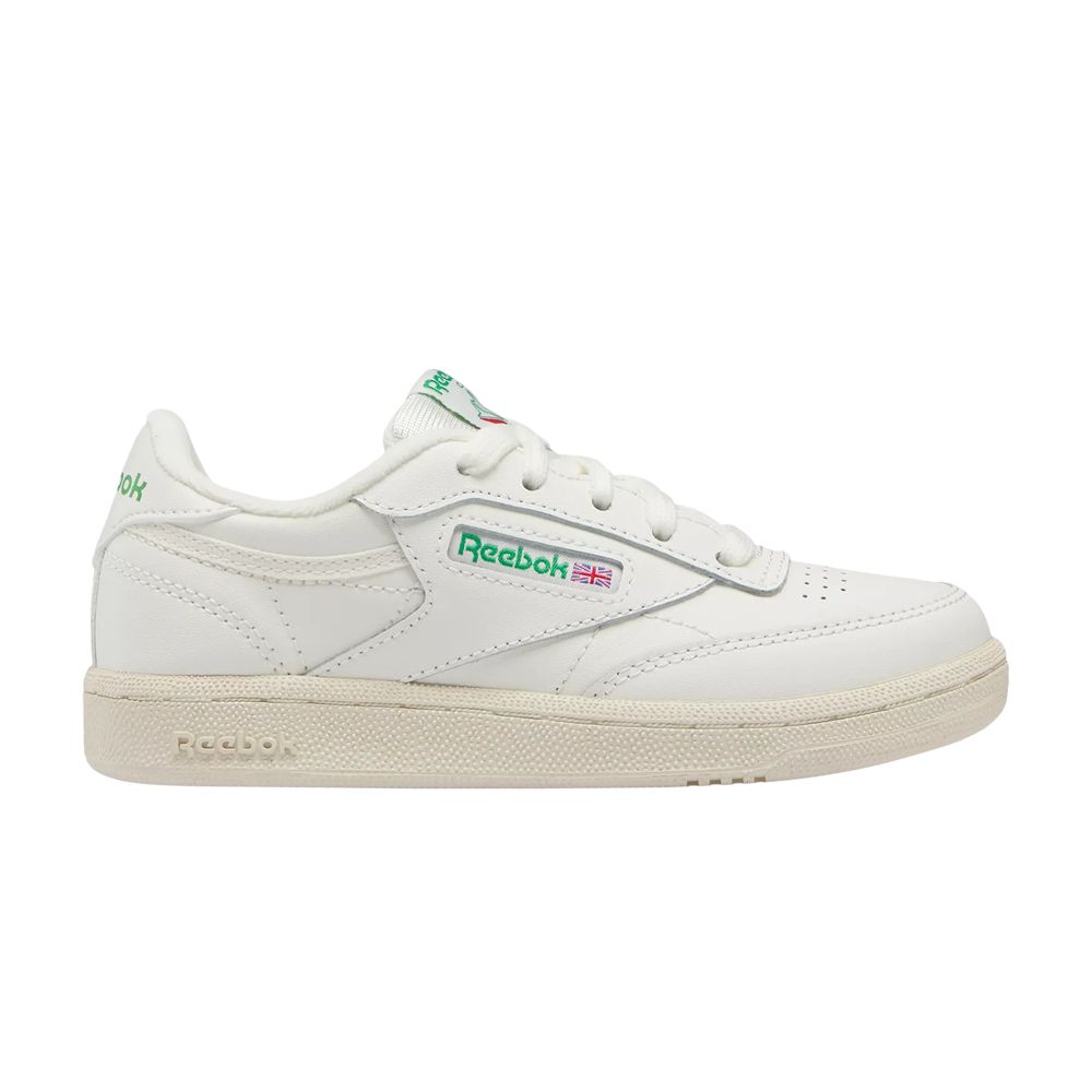 Pre-owned Reebok Club C Little Kid 'chalk Glen Green' | Cream | Kid's Size 11.5 In White