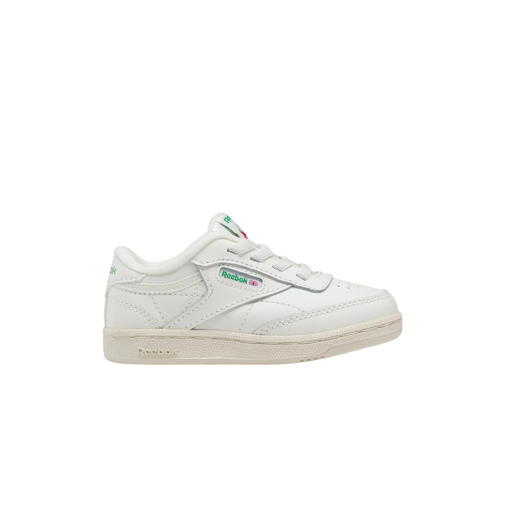 Pre-owned Reebok Club C Toddler 'chalk Glen Green' | Cream | Infant Size 10 In White
