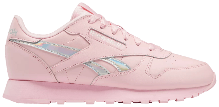 Reebok Classic Leather Big Kid Pink Glow Iridescent