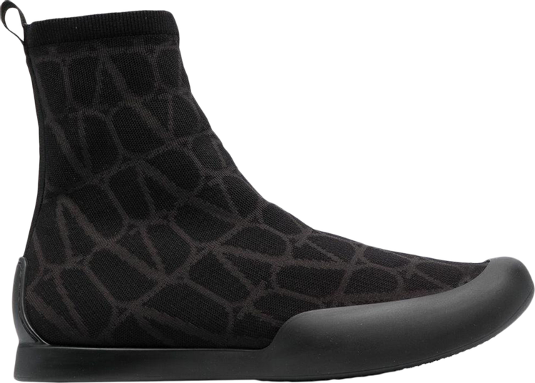 Valentino Toile Iconographe Cityshore Sock Boot 'Black'
