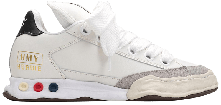 スニーカー MIHARAYASUHIRO SS24 'Herbie' sneakers (A12FW712 WHITE) Buy Maison Mihara Yasuhiro Herbie Puffer OG Sole Leather Low