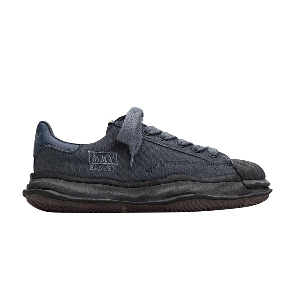 Pre-owned Miharayasuhiro Maison Mihara Yasuhiro Maison Mihara Yasuhiro Blakey Og Sole Overdyed Canvas Low 'black' | Men's Siz