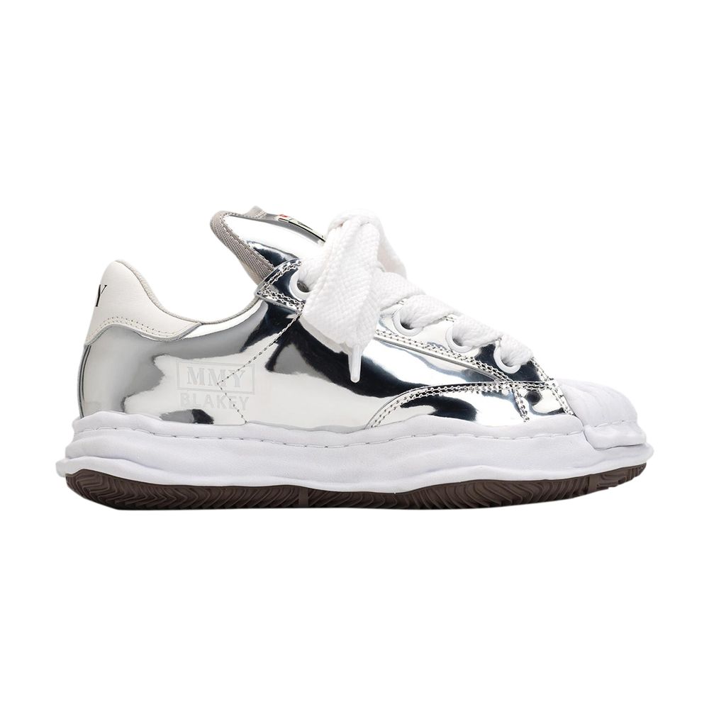 Pre-owned Miharayasuhiro Maison Mihara Yasuhiro Maison Mihara Yasuhiro Blakey Puffer Og Sole Leather Low 'silver' | Men's Siz