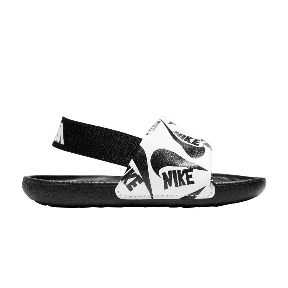 Pre-owned Nike Kawa Slide Td 'white Black' | Infant Size 6
