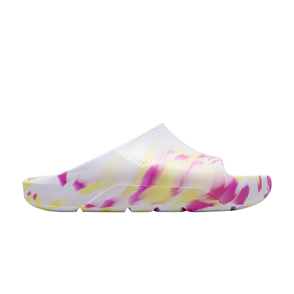 Jordan Post Slide GS 'White Fuchsia Marbled' | Kid's Size 5