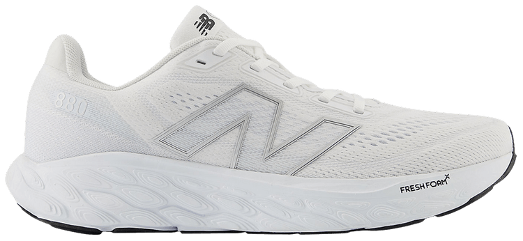 New Balance Fresh Foam X 880v14 2E Wide White Silver Metallic