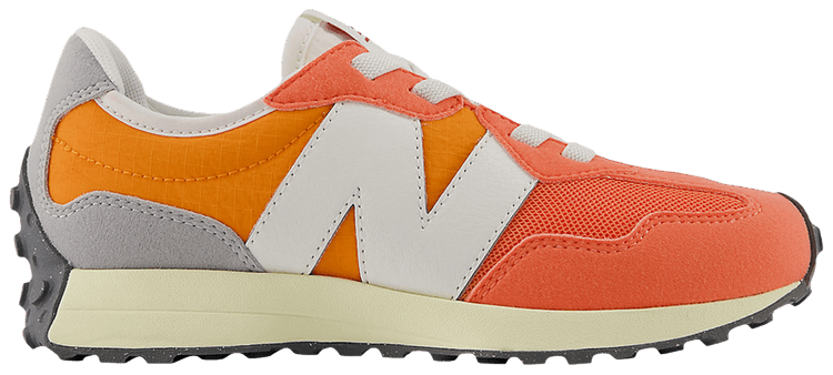 New Balance 327 Little Kid Wide Gulf Red Sun Glow