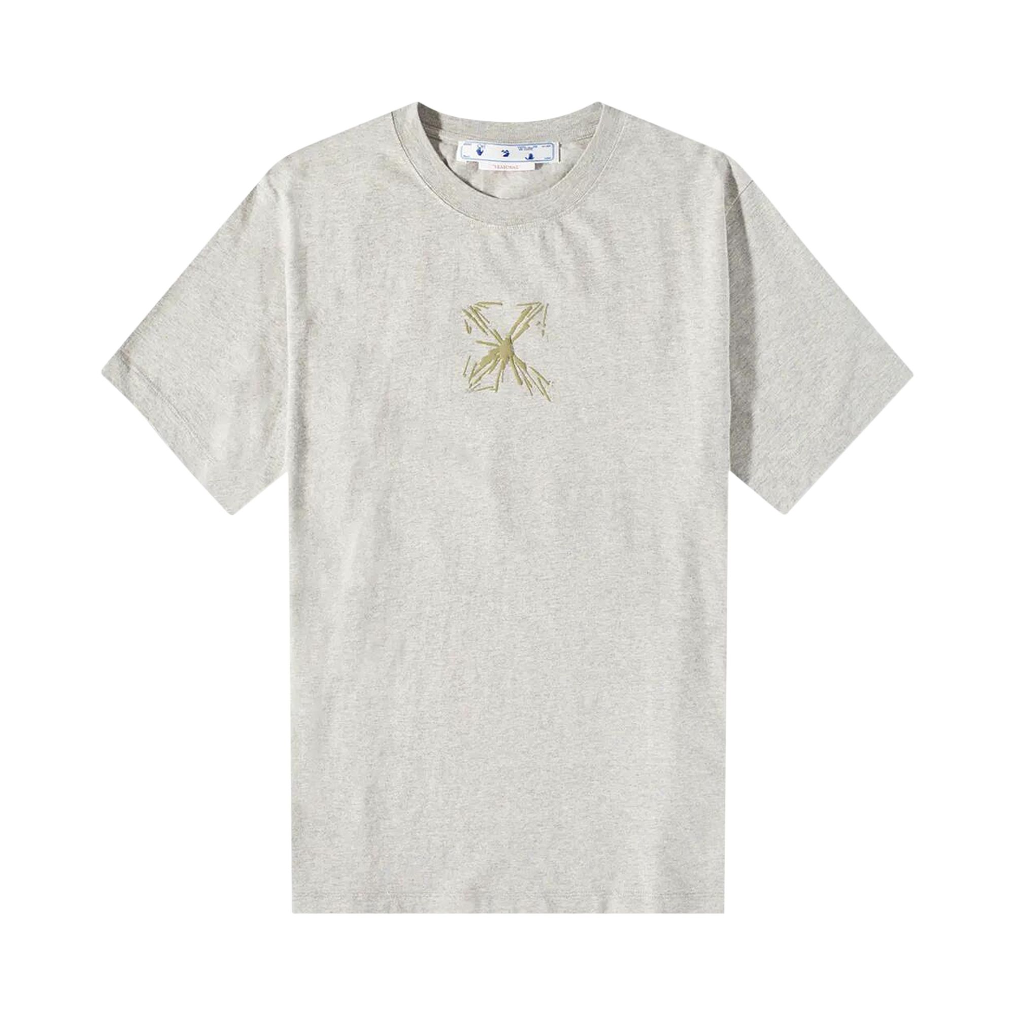 Off-White Splash Arrow T-Shirt 'Grey' | Men's Size M