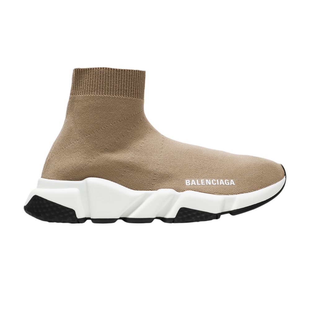 Pre-owned Balenciaga Wmns Speed Trainer 'beige White' | Tan | Women's Size 36