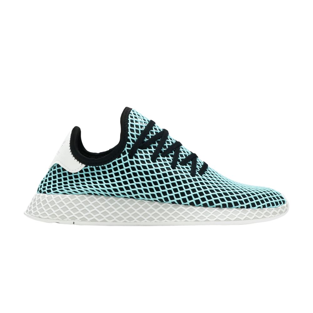 adidas Parley x Deerupt Runner 'Core Black' | Blue | Men's Size 9.5