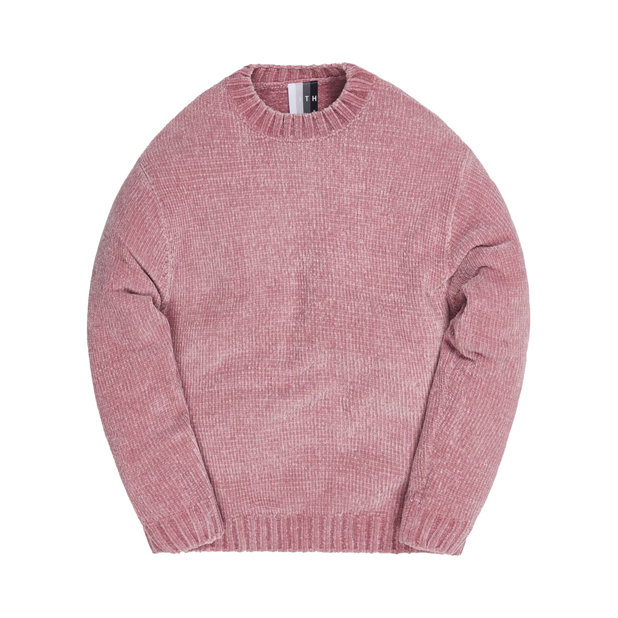 Pre-owned Kith Meyer Chenille Crewneck 'pale Mauve' | Pink | Men's Size S
