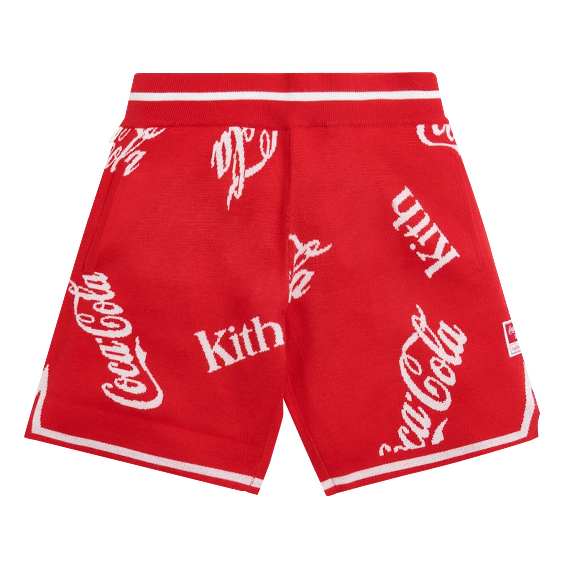 Kith x Coca-Cola x Mitchell & Ness Coke Logo Short 'Red' | Men's Size S