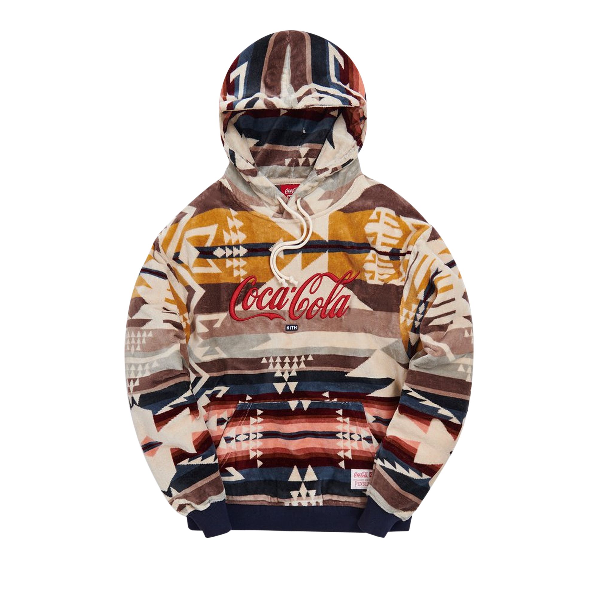 Kith x Coca-Cola x Pendleton Terry Williams 3 Hoodie 'Ivory/Multi' | Cream | Men's Size L