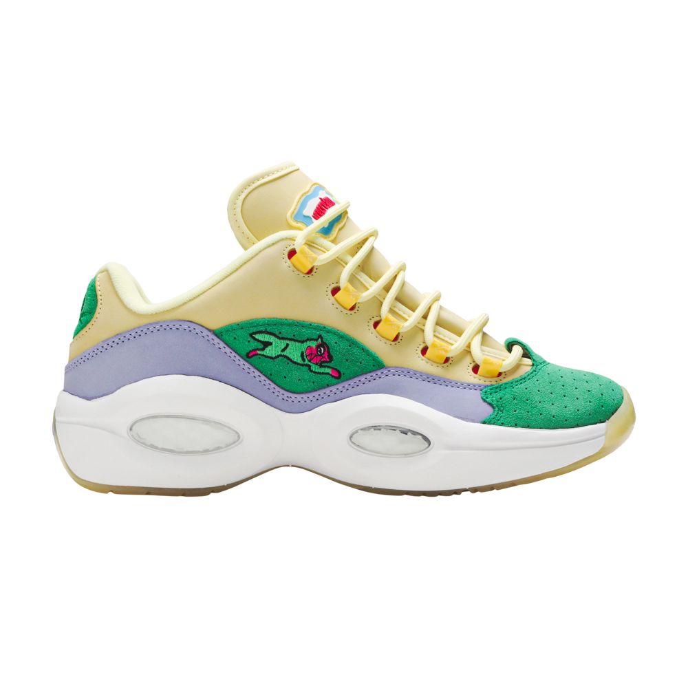 Reebok BBC Ice Cream x Question Low 'Yellow Lilac Glow' | Men's Size 9.5