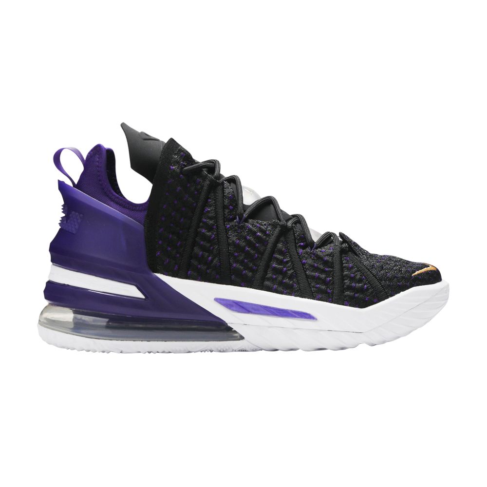 Nike LeBron 18 'Lakers' | Black | Men's Size 10.5