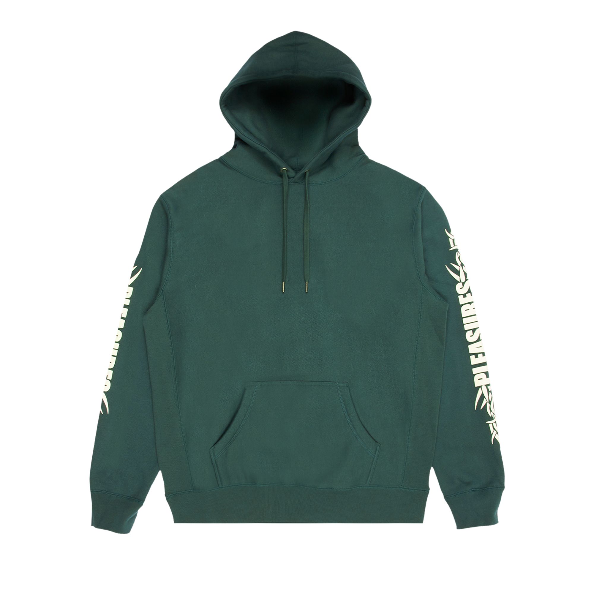 Pleasures Razor Logo Hoodie 'Dark Green' | Men's Size S