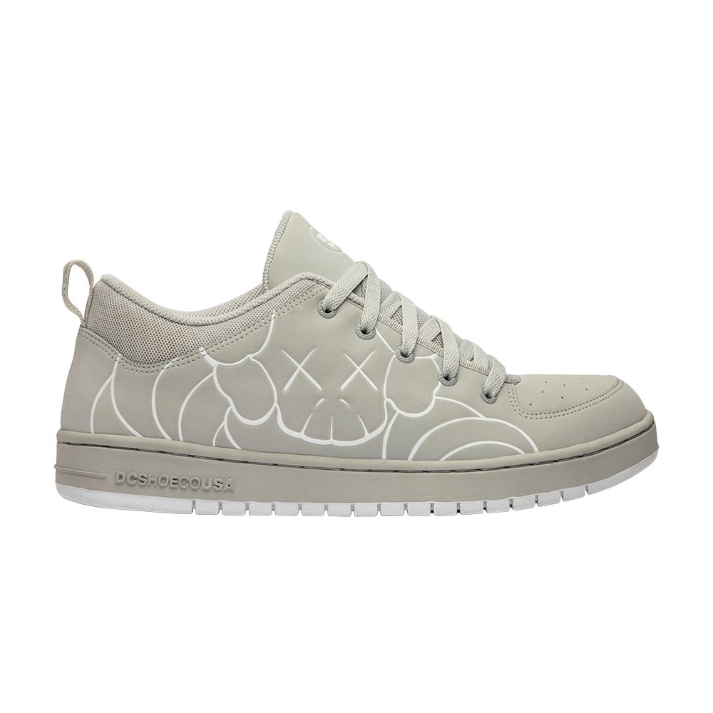 Pre-owned Dc Kaws X Chum | Grey | Men's Size 8.5 In Gray