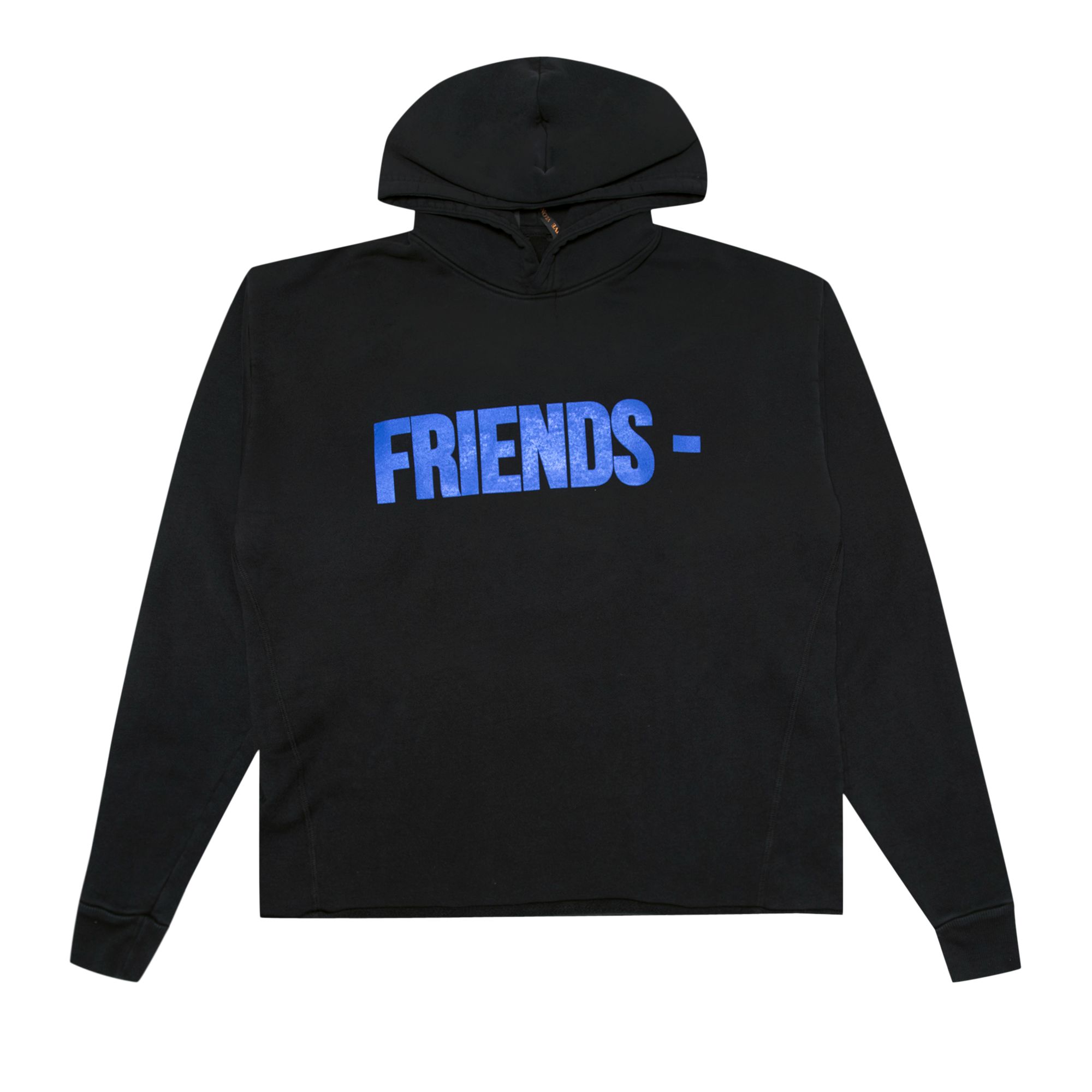 Vlone Friends Hoodie 'Black/Blue' | Men's Size M