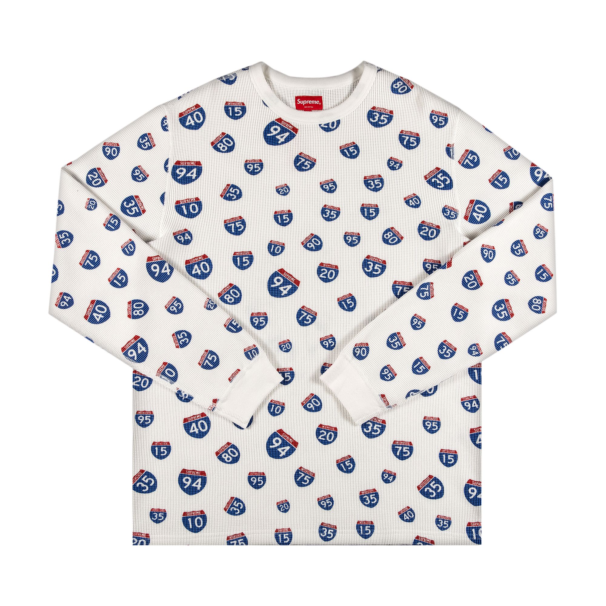 Supreme Interstate Waffle Thermal 'Natural' | Cream | Men's Size M