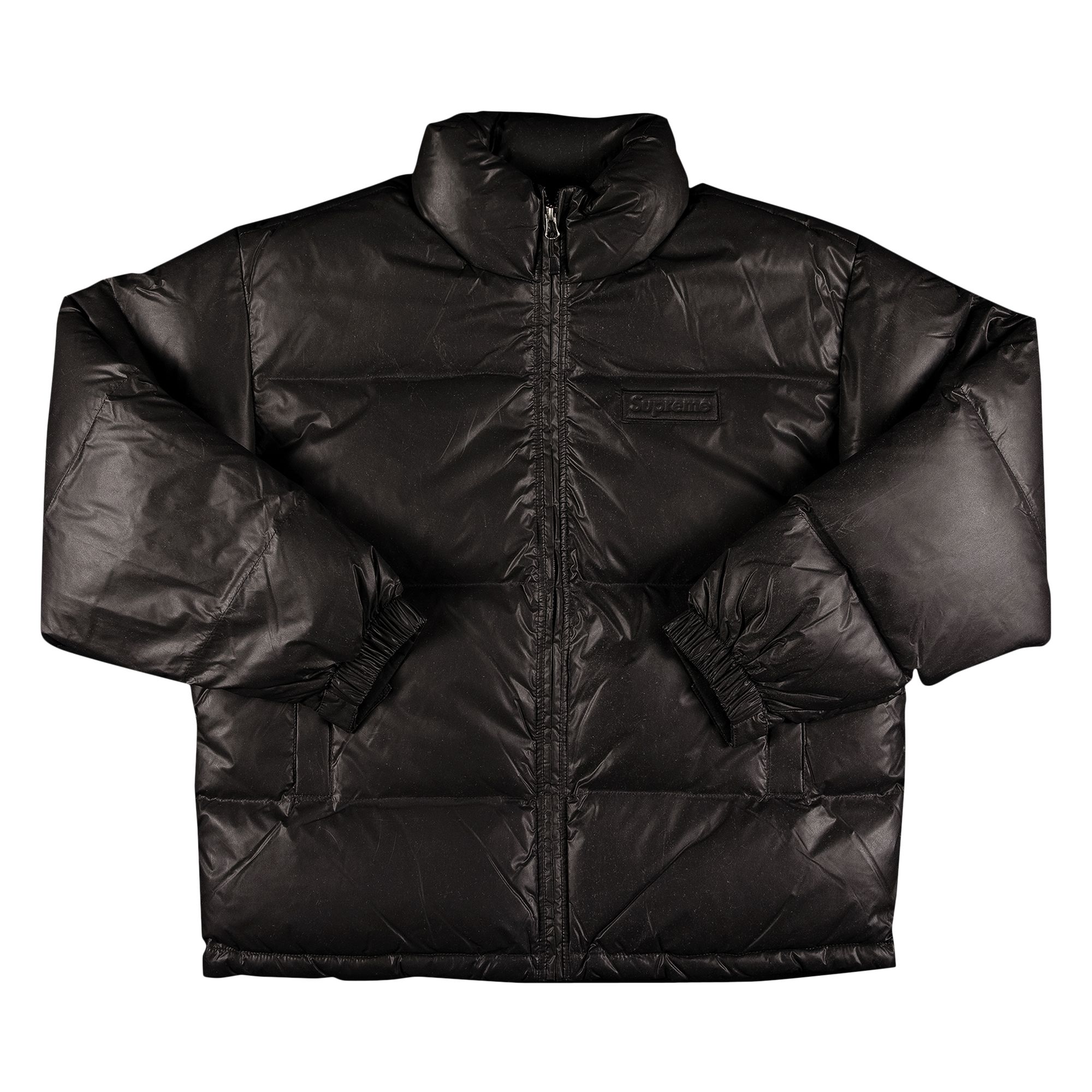 Supreme Reflective Speckled Down Jacket 'Black' | Men's Size XL