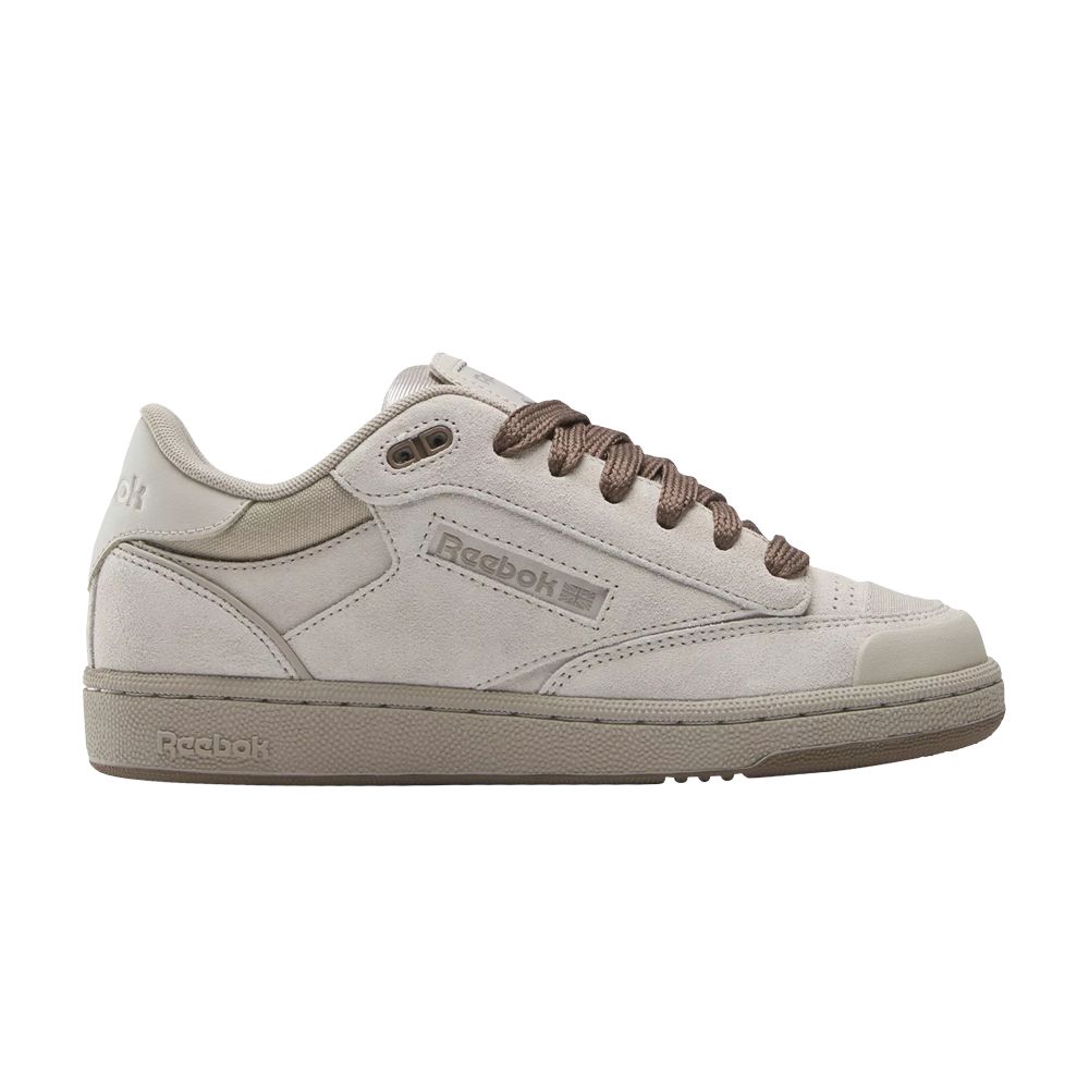 Pre-owned Reebok Wmns Club C Bulc 'moonstone Utility Brown' In Grey