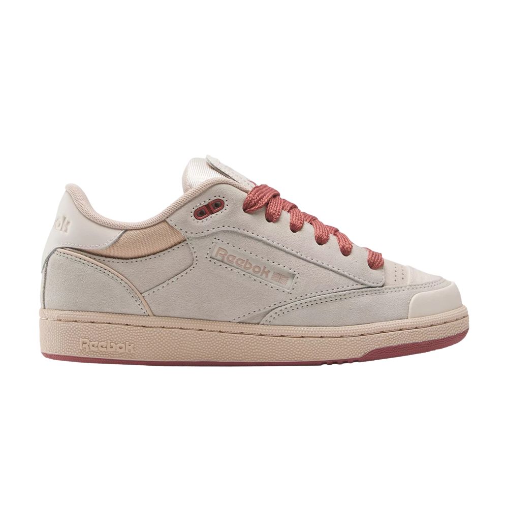 Pre-owned Reebok Wmns Club C Bulc 'blush Pink Stucco' In Cream