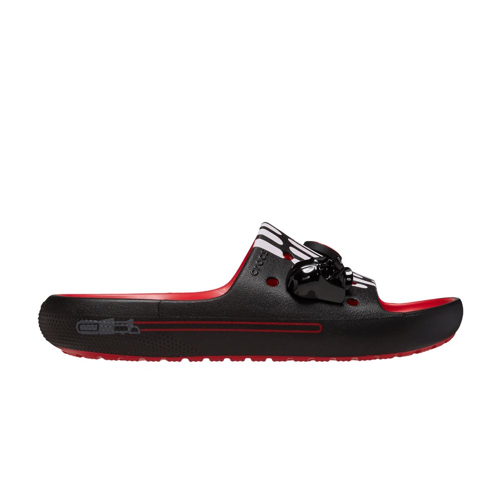 Pre-owned Crocs Star Wars X Classic Slide V2 'darth Vader' In Red