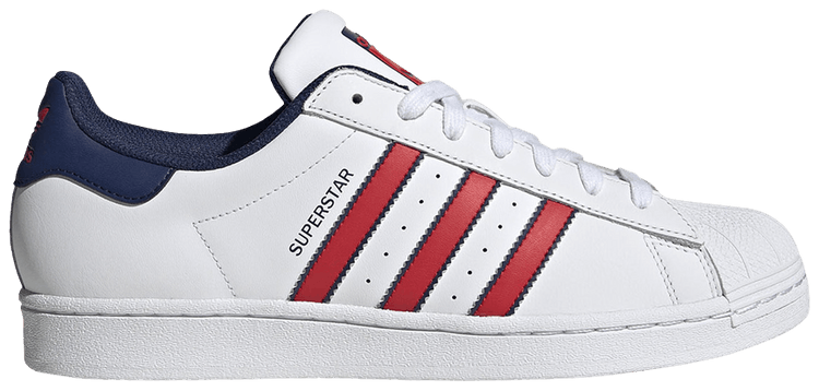 Buy Superstar White Scarlet Dark Blue IG4318 GOAT