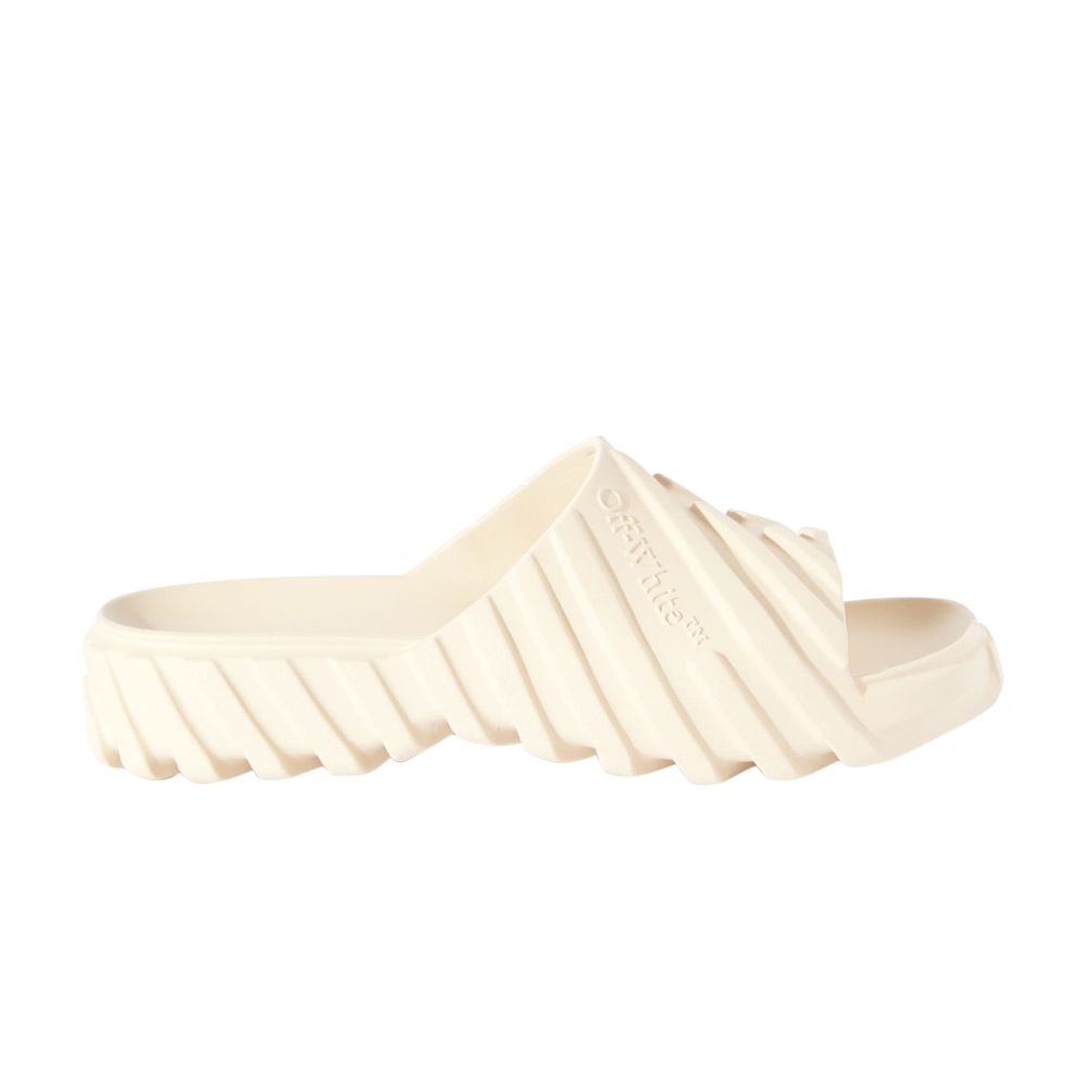 Off-White Off-White Exploration Sliders 'Angora' | Cream | Men's Size 43