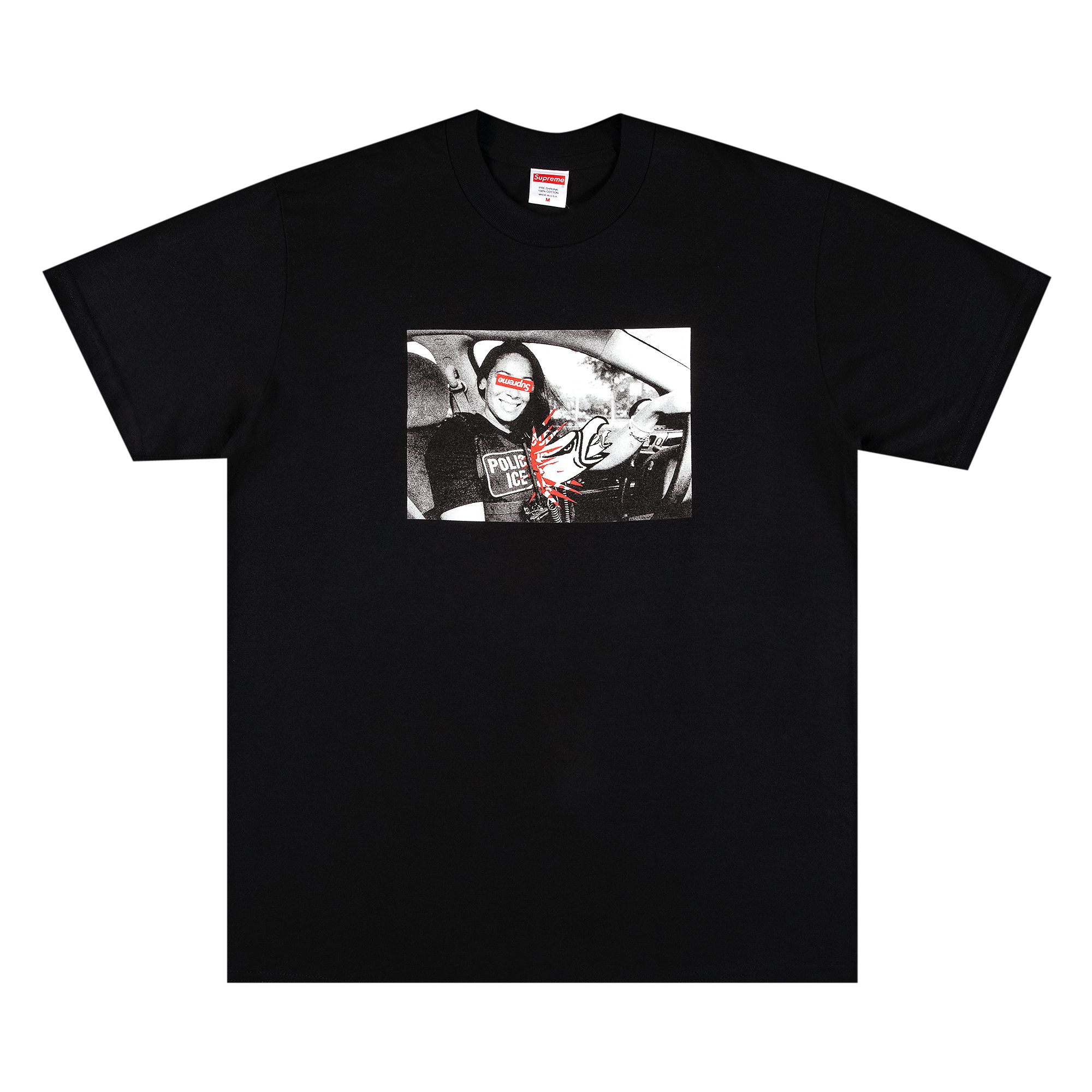 Supreme x ANTIHERO ICE Tee 'Black' | Men's Size S