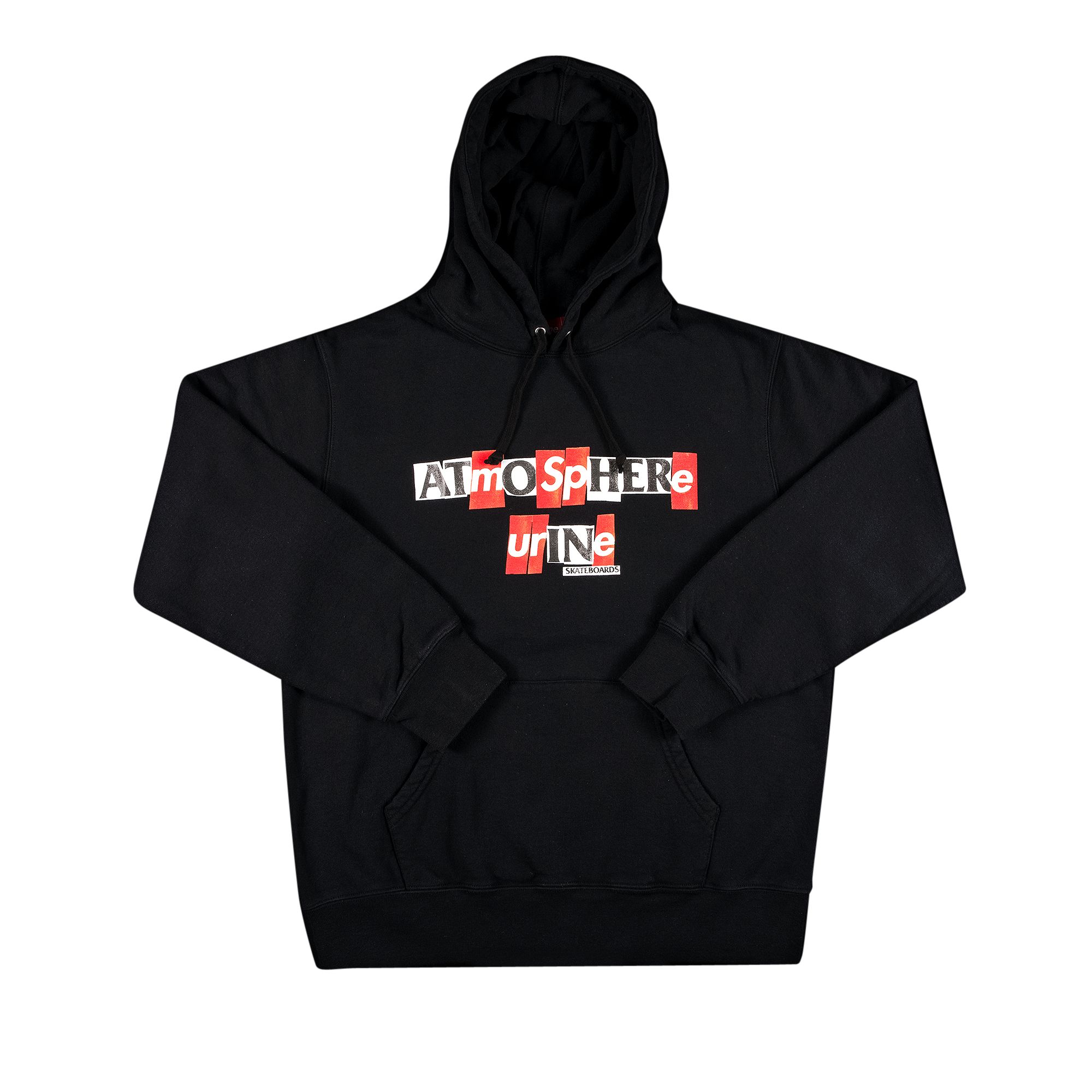 Supreme x ANTIHERO Hooded Sweatshirt 'Black' | Men's Size XL