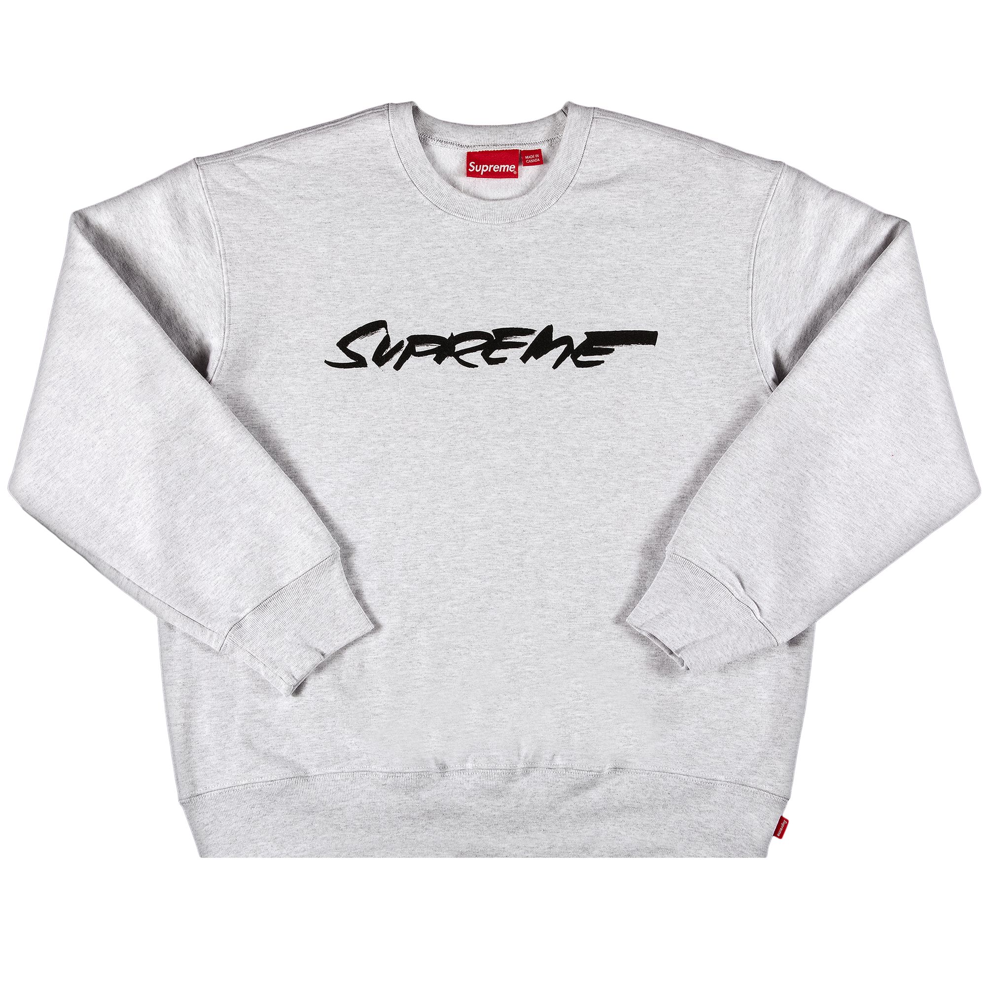 Supreme Futura Logo Crewneck 'Ash Grey' | Men's Size XL