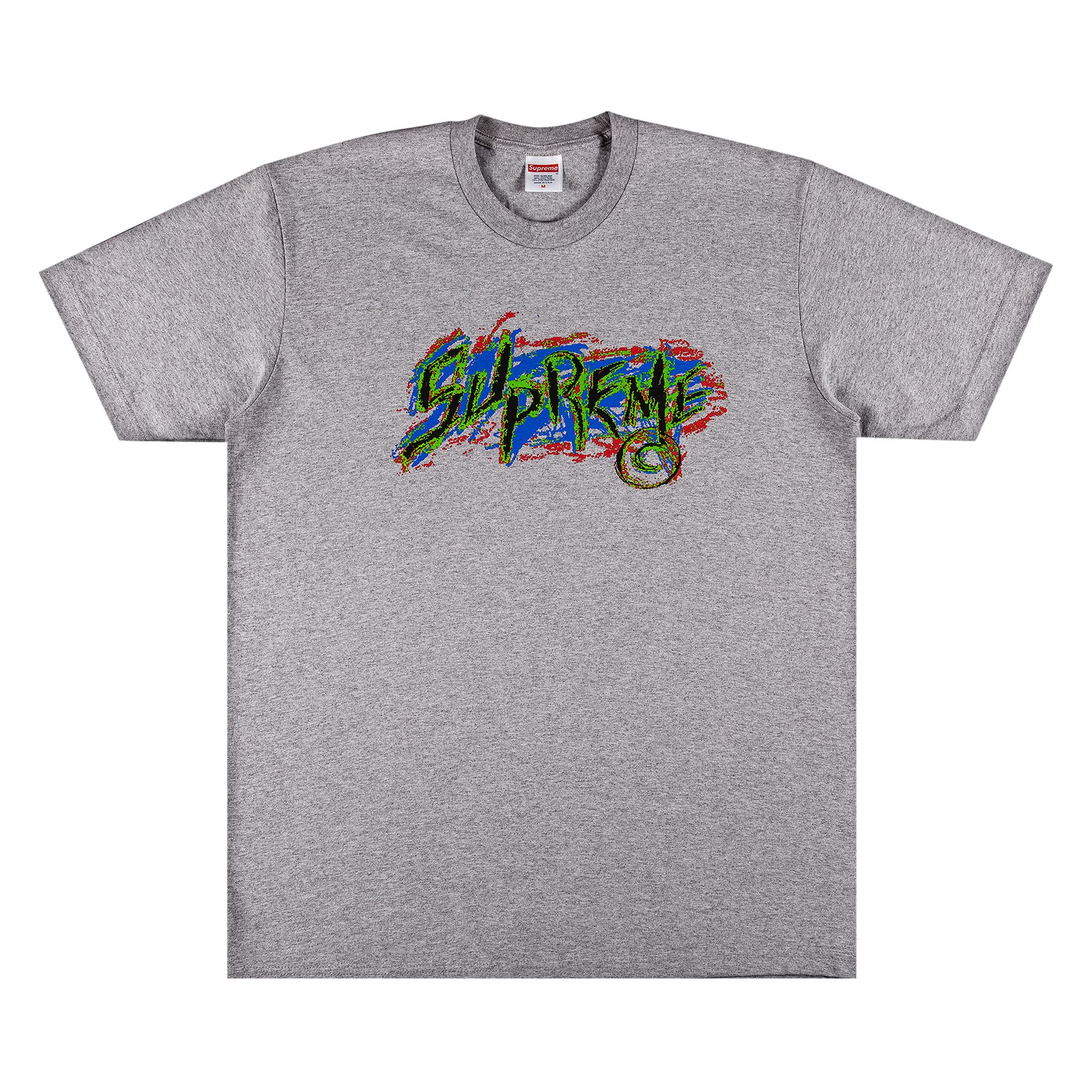 Supreme Scratch Tee 'Heather Grey' | Men's Size L