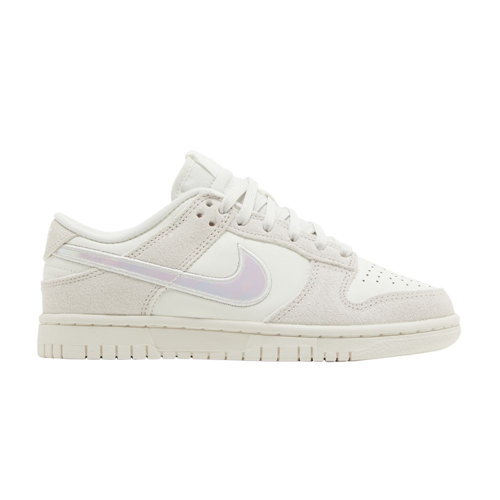 Pre-owned Nike Wmns Dunk Low 'iridescent Swoosh' In Cream