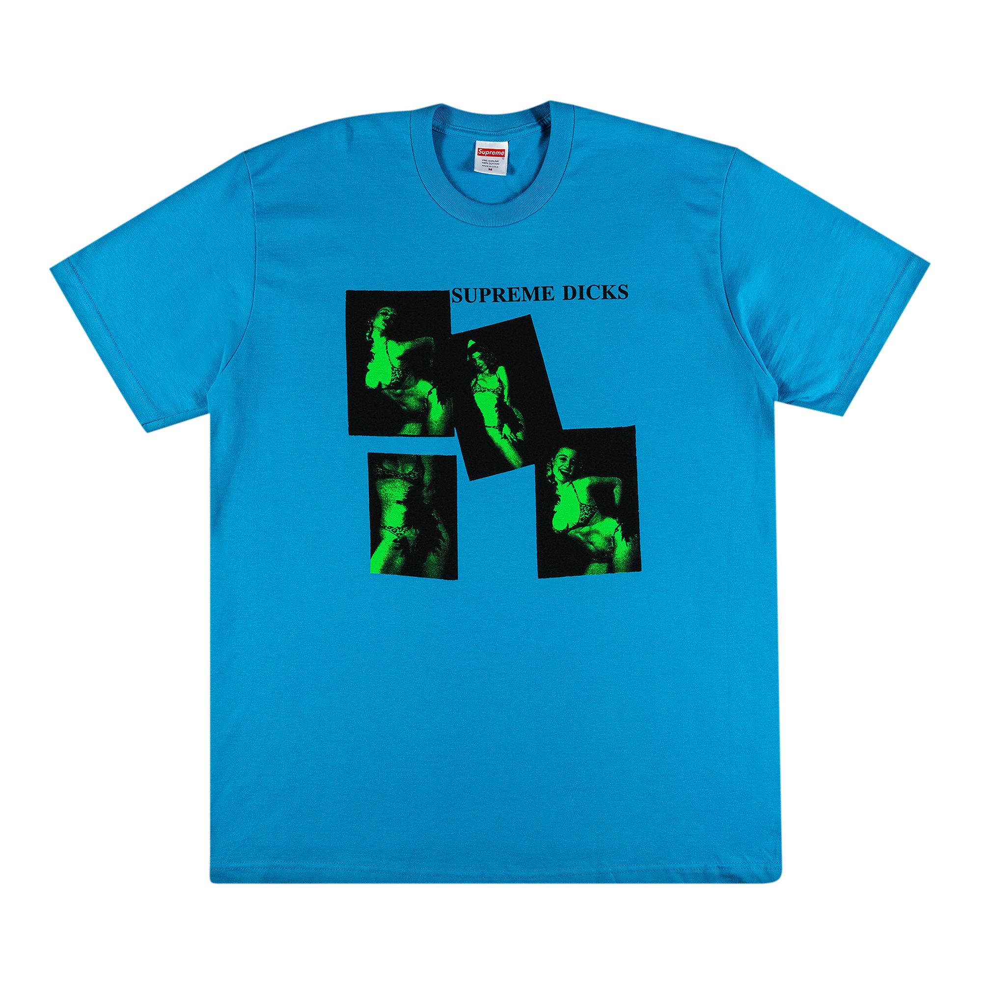 Supreme Dicks Tee 'Bright Blue' | Men's Size L