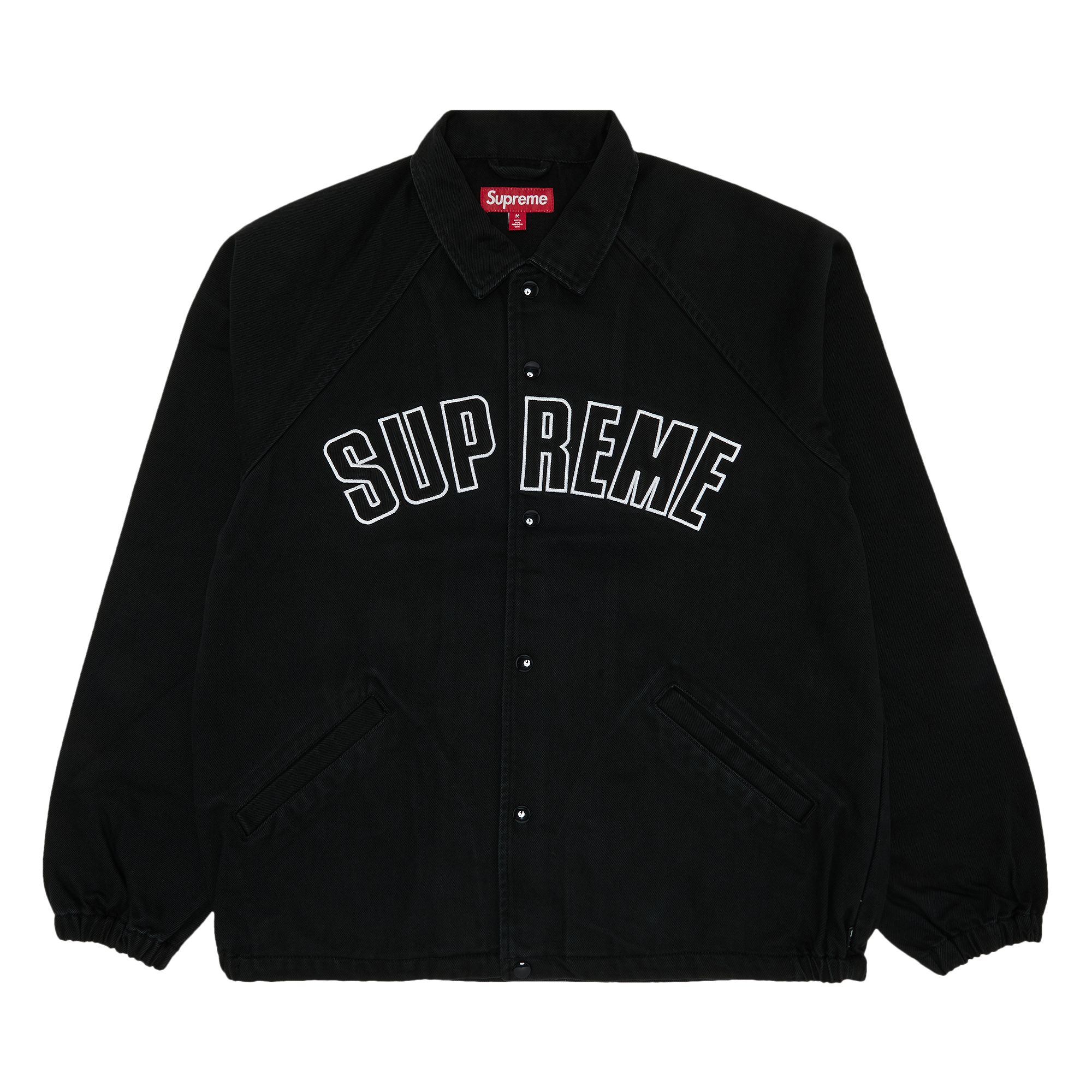 Supreme Arc Denim Coaches Jacket 'Black' | Men's Size L