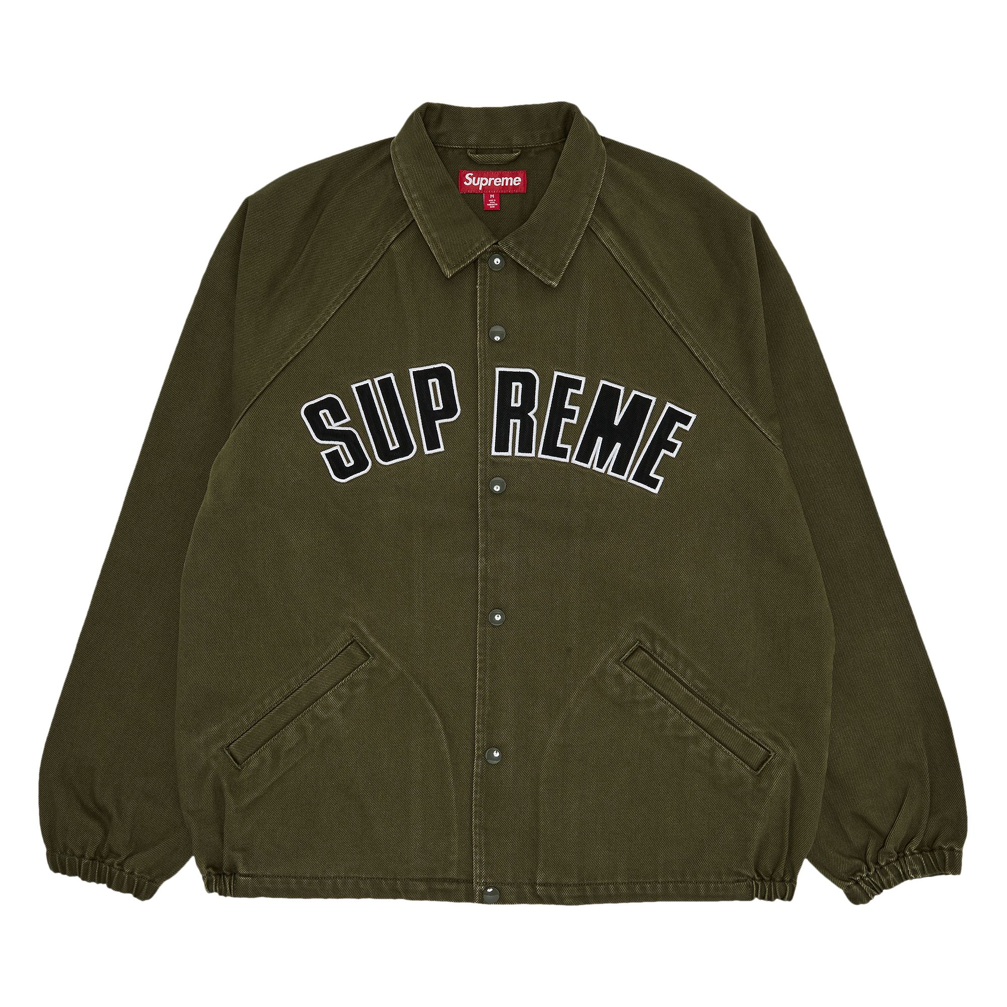 Supreme Arc Denim Coaches Jacket 'Olive' | Green | Men's Size L