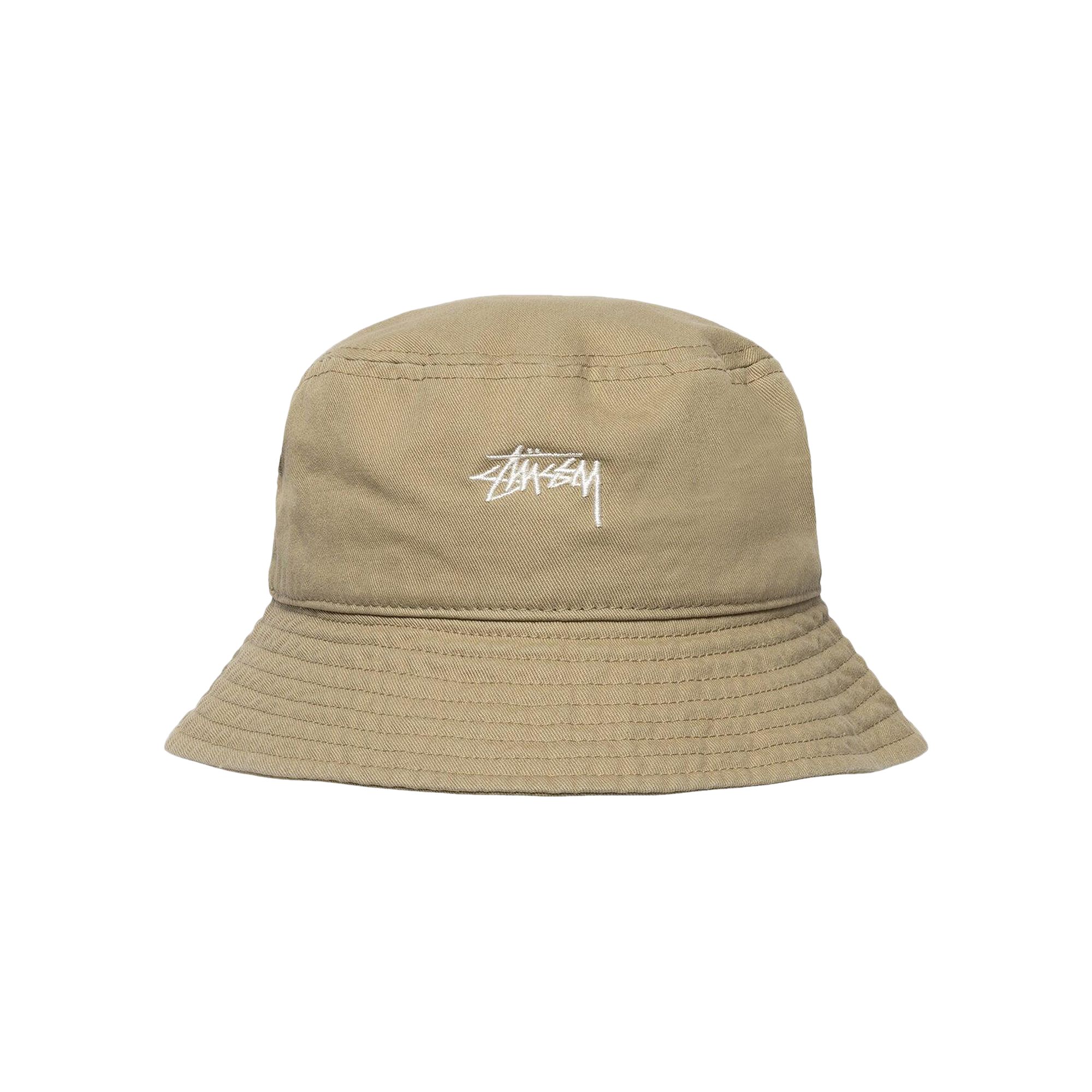 Pre-owned Stussy Stock Bucket Hat 'wheat' | Tan | Men's Size S/m