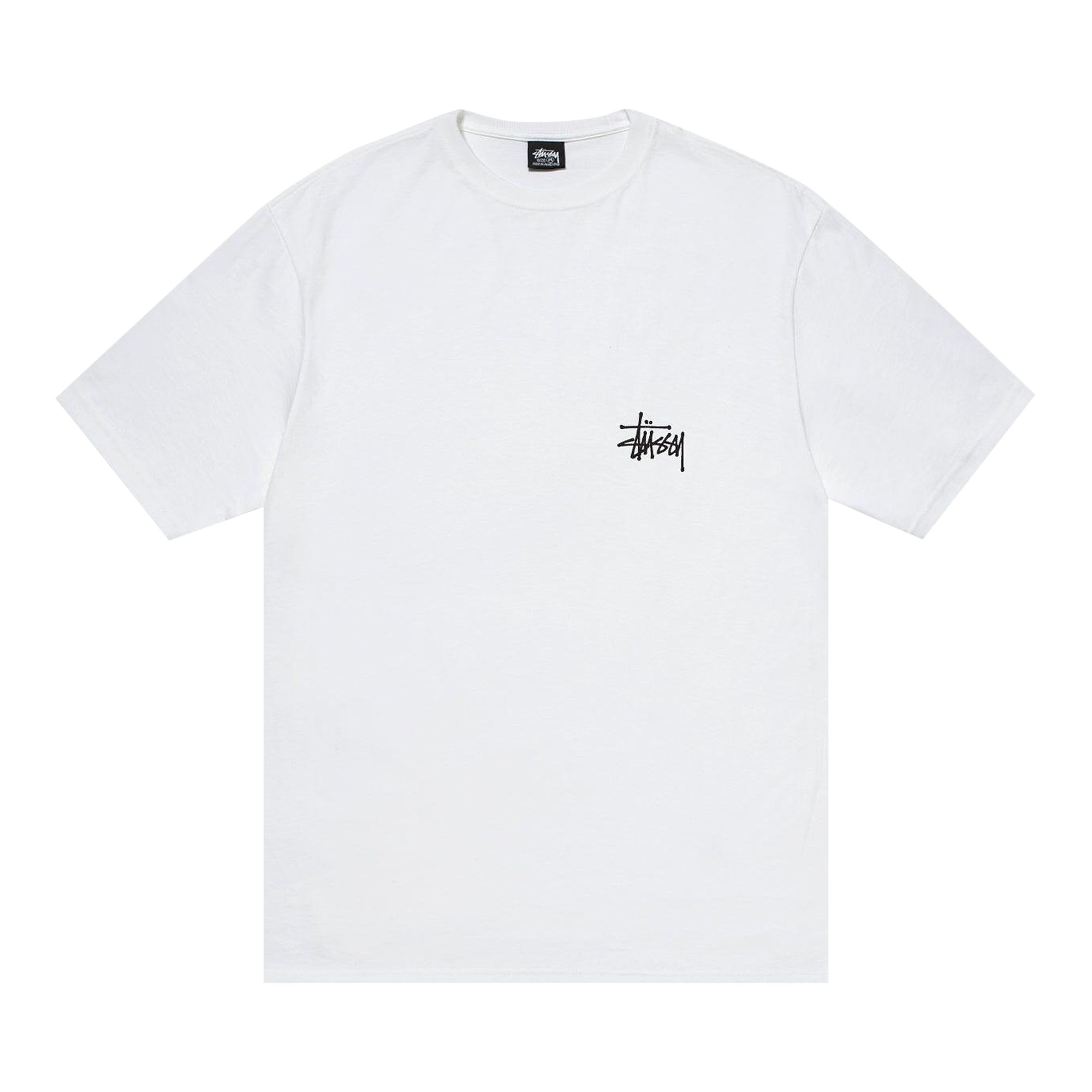 Click to view more detailed imagery on our partner's website Pre-owned Stussy Basic Tee 'white'