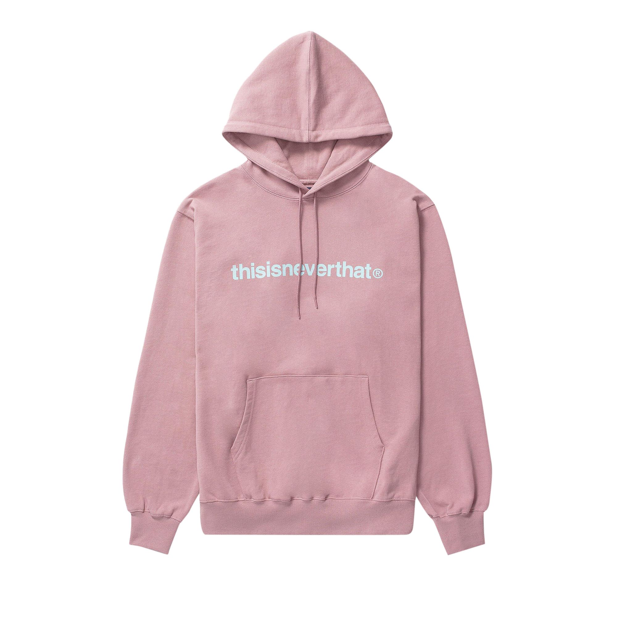 Pre-owned Thisisneverthat T-logo Lt Hoodie 'dusty Pink' | Men's Size L