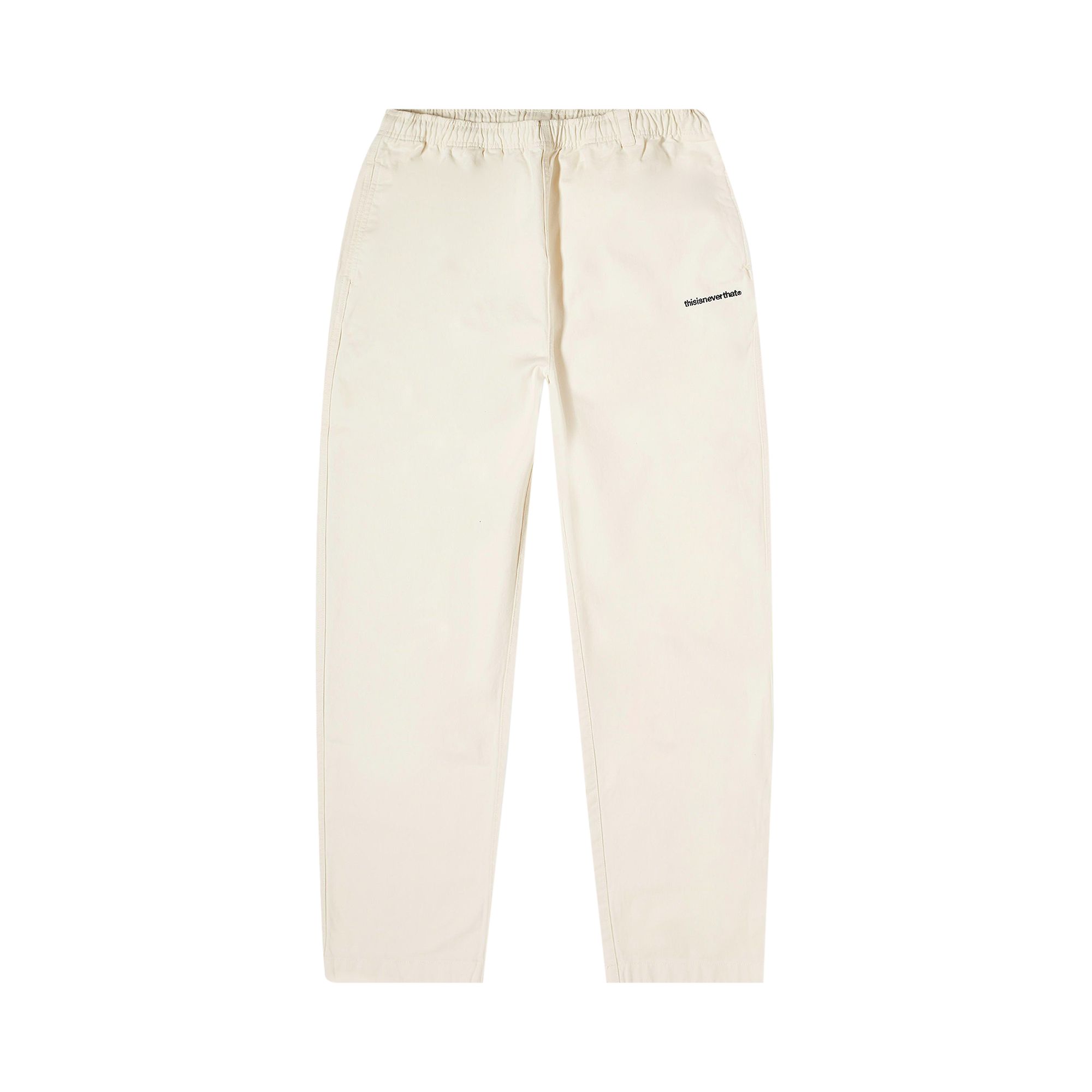 Pre-owned Thisisneverthat Easy Pant 'cream' | Men's Size S